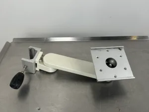 Medizinischer Monitor-Tragarm / Schwenkarm mit Normschienenklemme & Geräteaufnahme Dräger – 225 mm