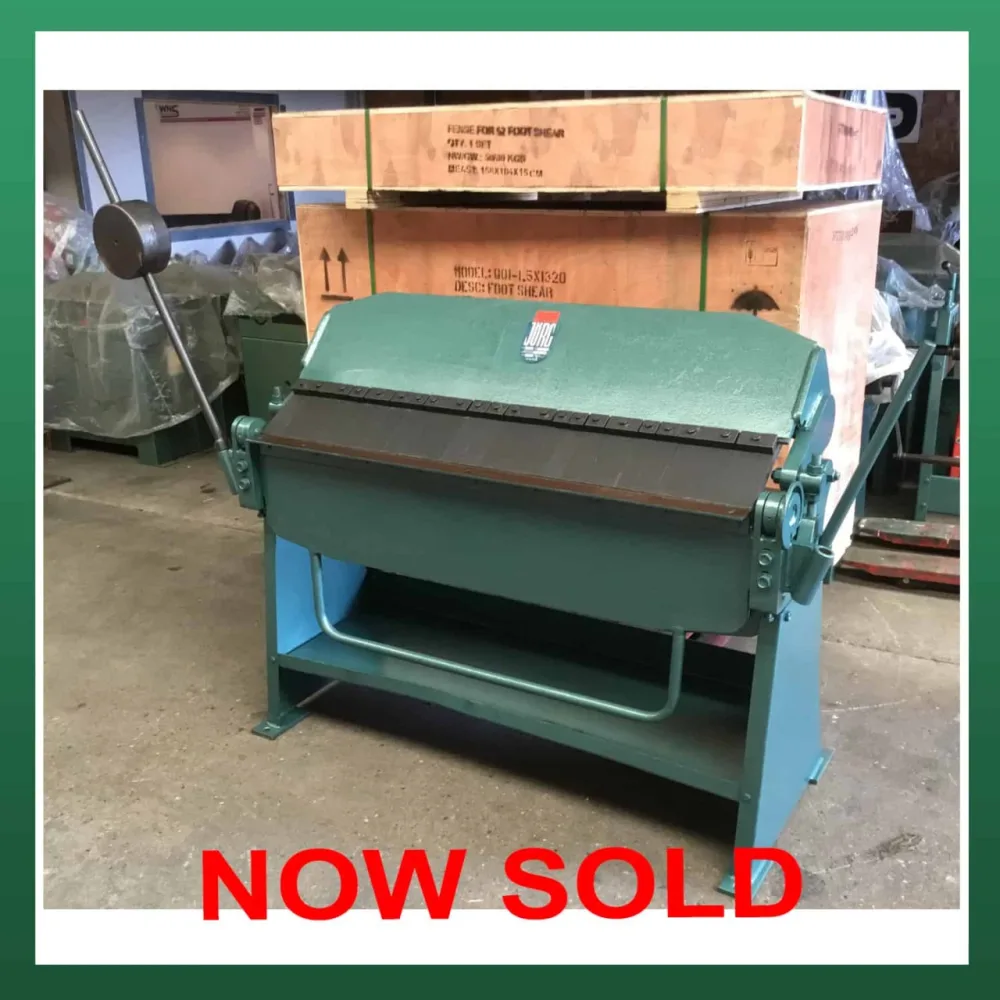 JORG Box and Pan Folder 1270mm - WNS - W. Neal Services Ltd