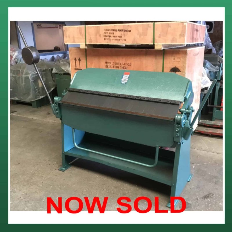 JORG Box and Pan Folder 1270mm - WNS - W. Neal Services Ltd