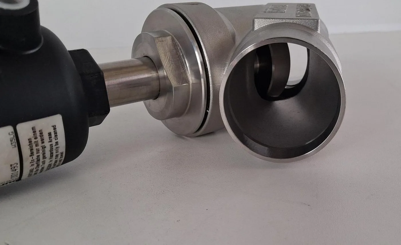 Bürkert 2000B Pneumatisches Schrägsitzventil DN50 PTFE Edelstahl - 4