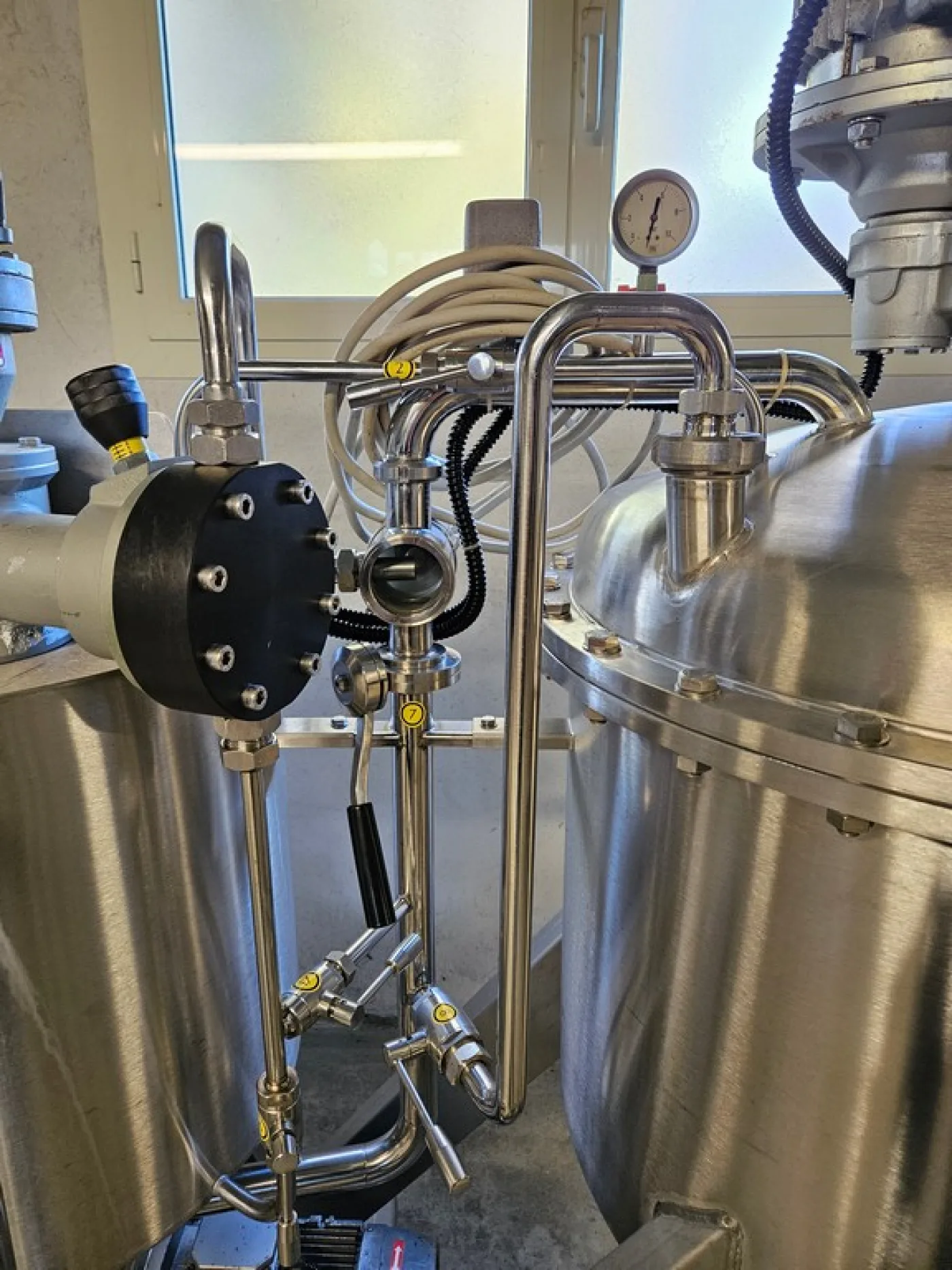 KIESELGUR FILTER DELLA TOFFOLA IN STAINLESS STEEL, 5Q FILTERING SURFACE, MOD. NF5, SECOND-HAND MACHINE - 6
