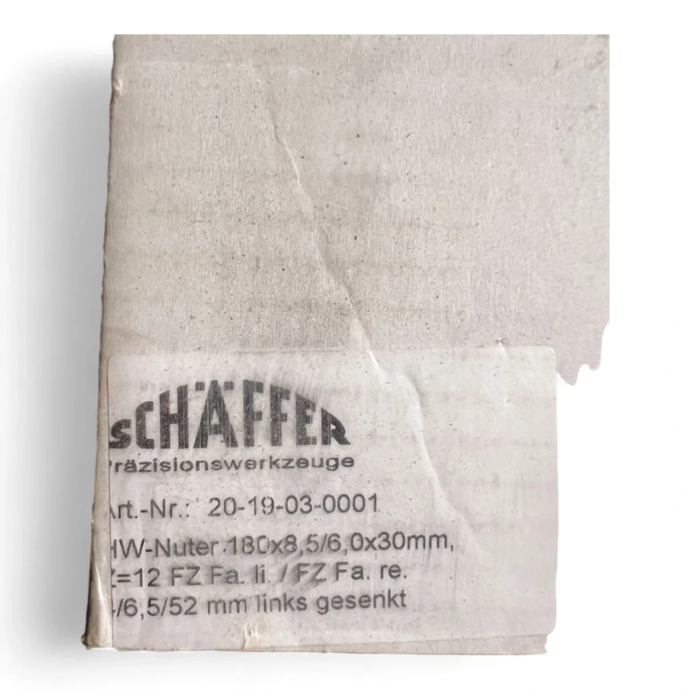 HW-Nuter (Schäffer) D=180, 8,5/6,0, Z=12, b=30, 10.000 U/min - 4