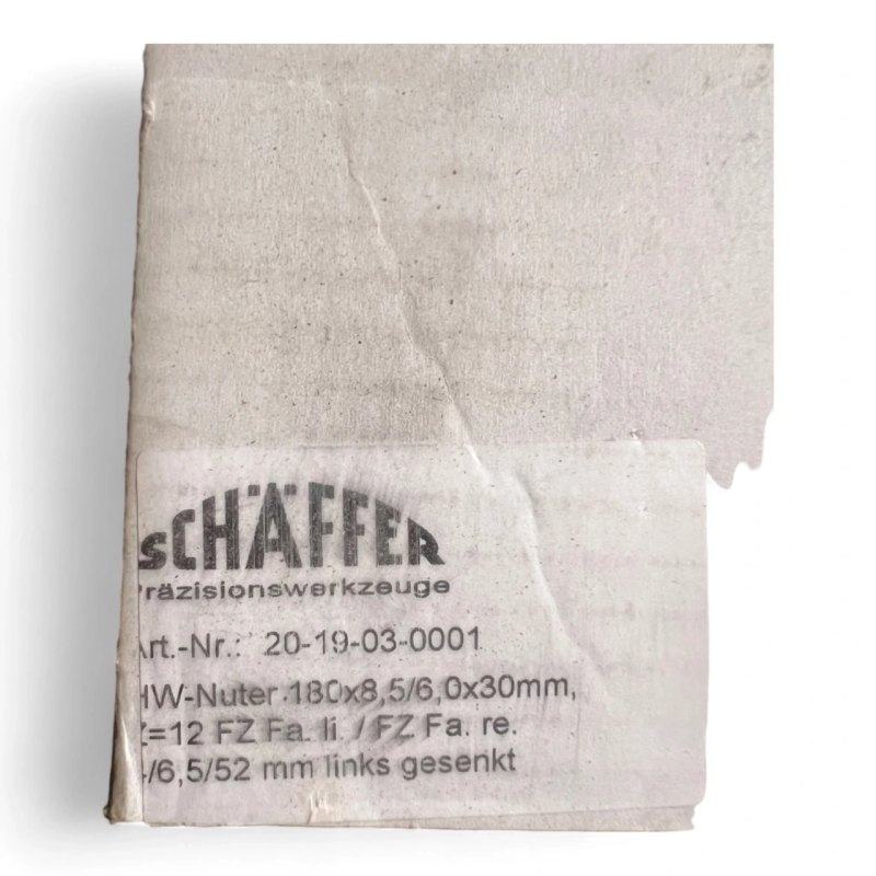HW-Nuter (Schäffer) D=180, 8,5/6,0, Z=12, b=30, 10.000 U/min