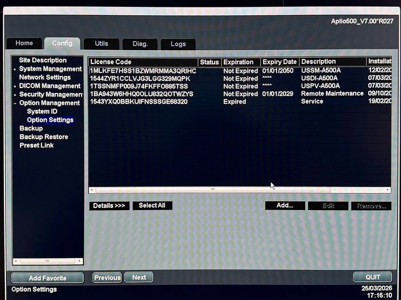 Toshiba Canon Aplio 500 MSK Ultrasound with 3x probes YOM: 2019 - 7