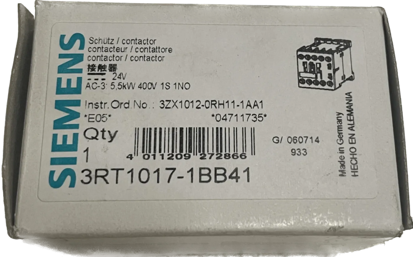 Siemens Leistungsschütz 3RT1017-1BB41 - 1