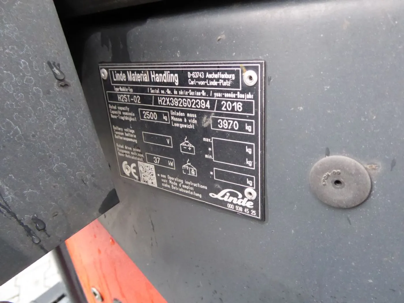 Linde H25T-02 - 3