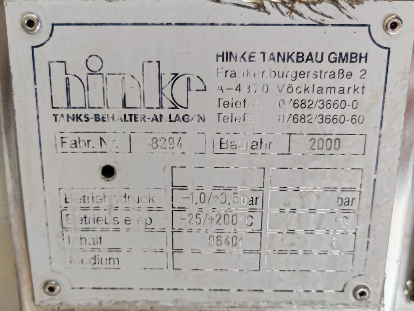 Hinke (bio) reactor 8000 Ltr - Bioreactor - 4