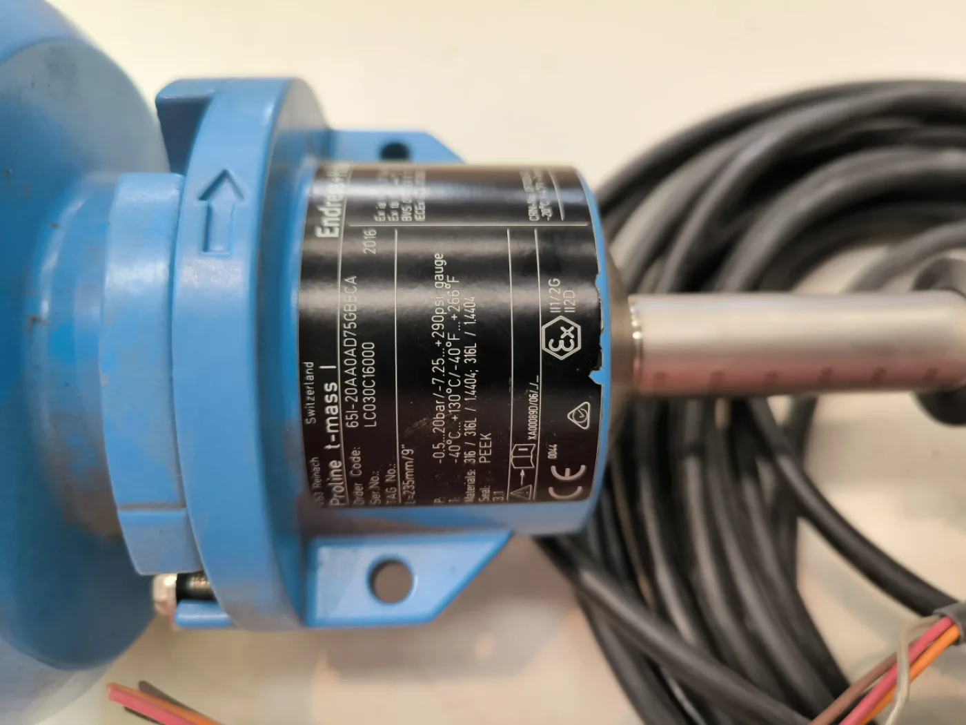 THERMAL MASS FLOWMETER ENDRESS HAUSER PROLINE T-MASS L ATEX UNUSED - 5