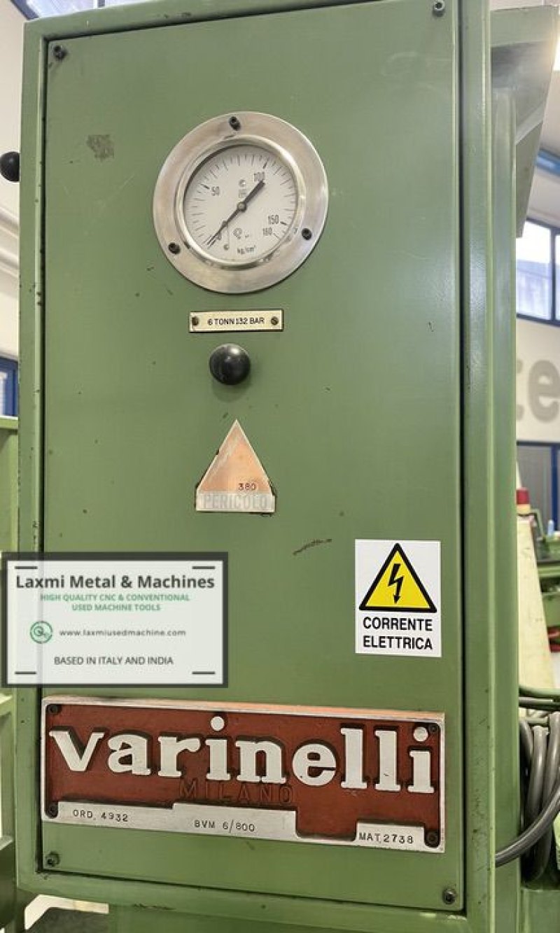 BROACHING MACHINE, VARINELLI - BVM 6/800 - completely renovated - Laxmi Metal & Machines, Rohtak