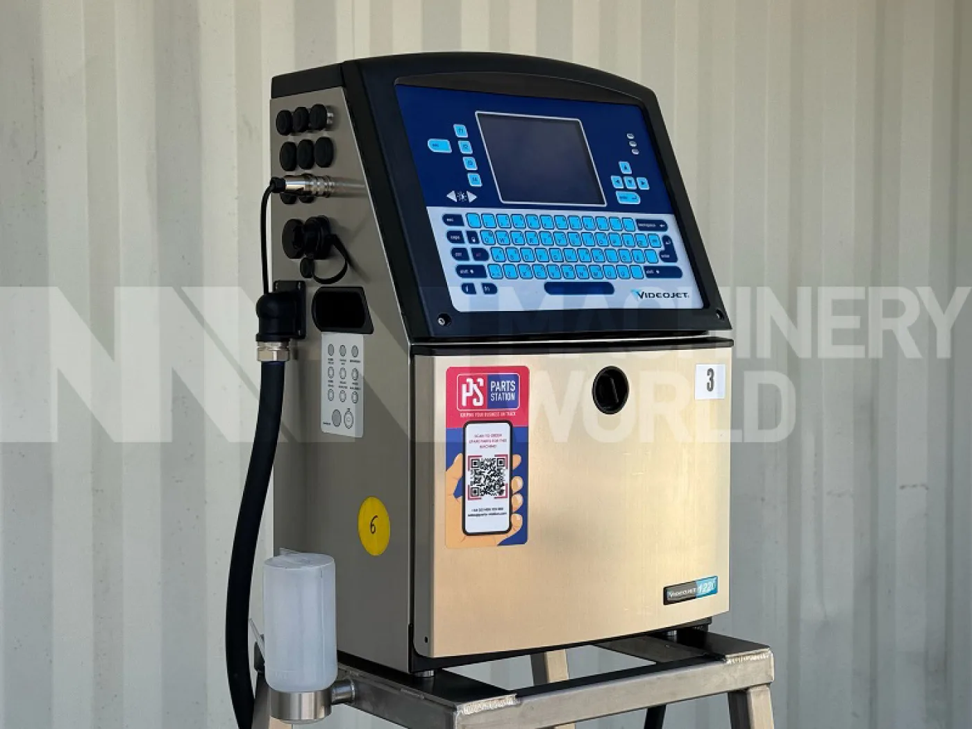Videojet 1220 Continuous Ink Jet Coder with Out Feed Conveyor - 3