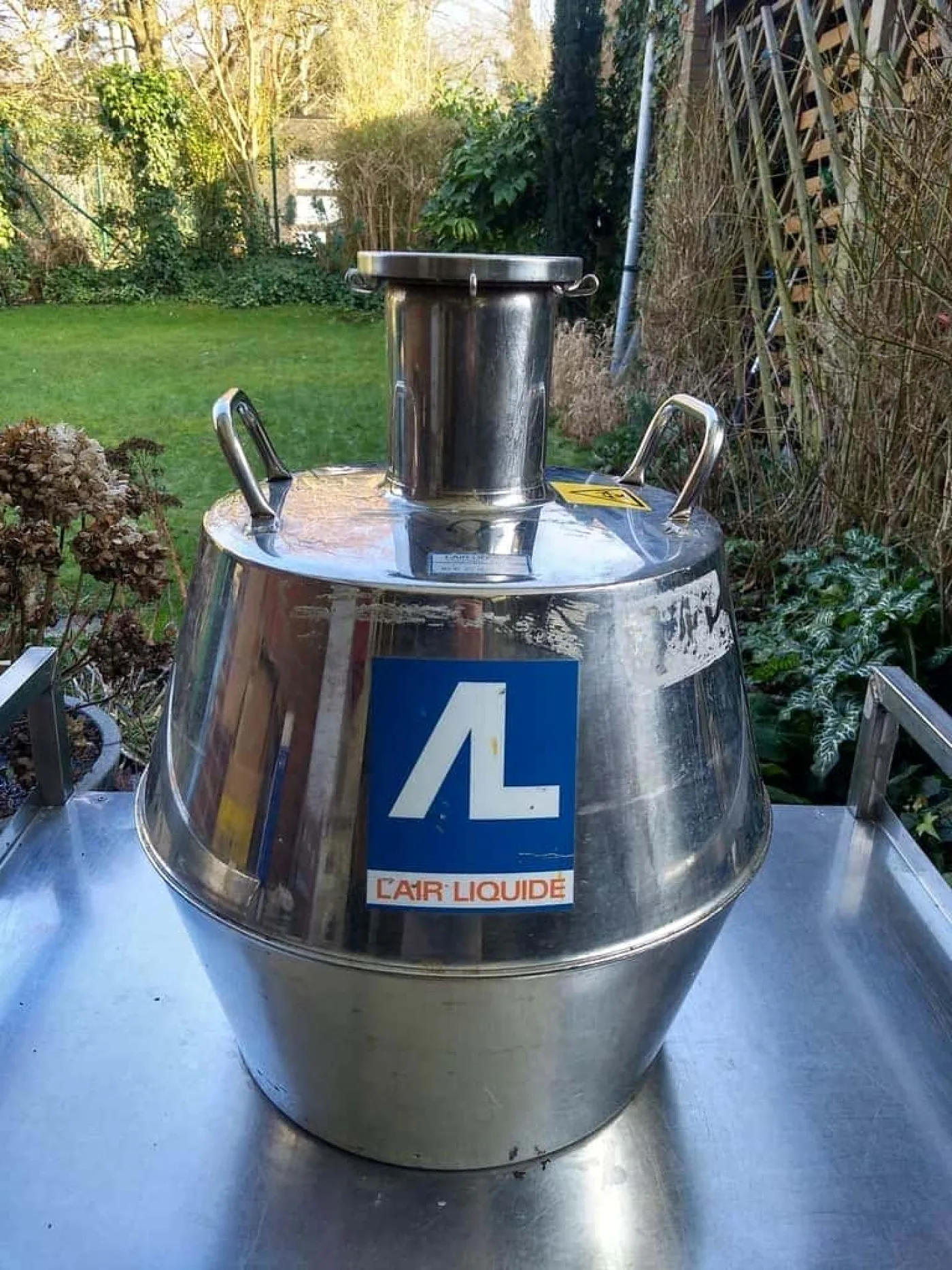 L'Air Liquide Small Nitrogen tank RCB 21 - 1