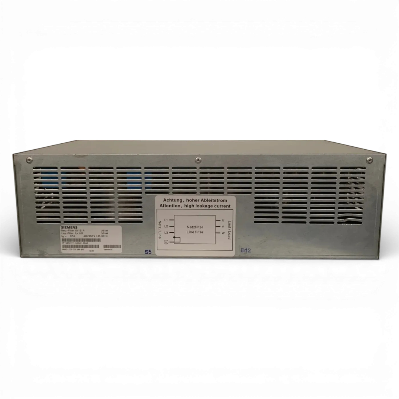SIEMENS Netz-Filter (I/R) 36kW 6SN111-0AA01 Art.-Nr. 6SN111-0AA01 - 1