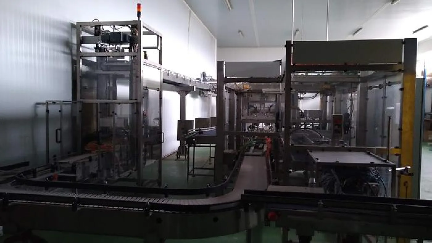 Equipamento fazer caixas e paletizar TECMA EVCOMPDIV 2400 - 2