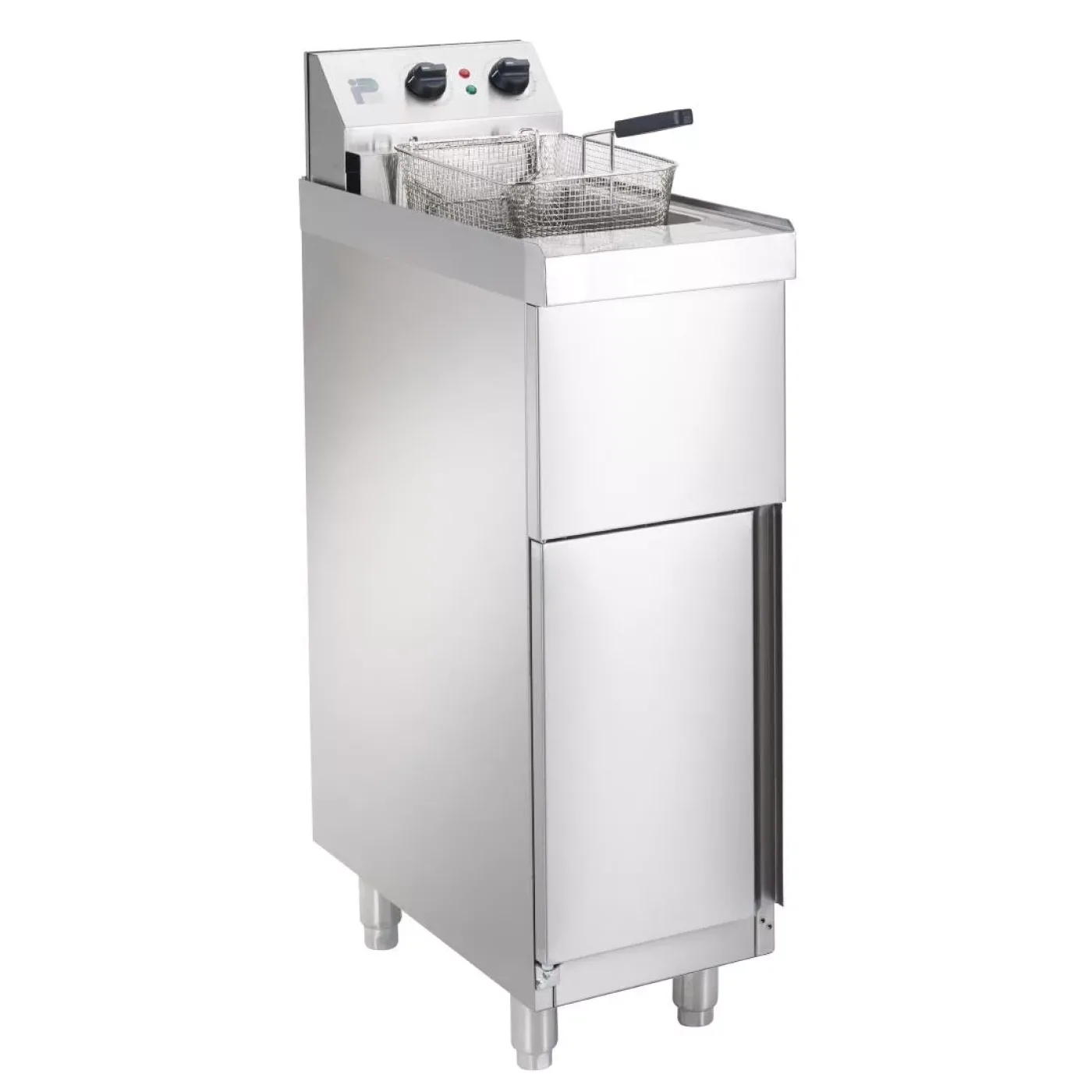 Parry Single Tank Single Basket Free Standing Electric Fryer NPSPF9 - islandcatering - 1