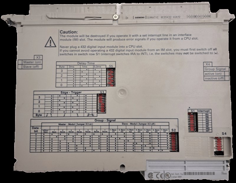 Siemens SIMATIC S5 6ES5432-4UA12
