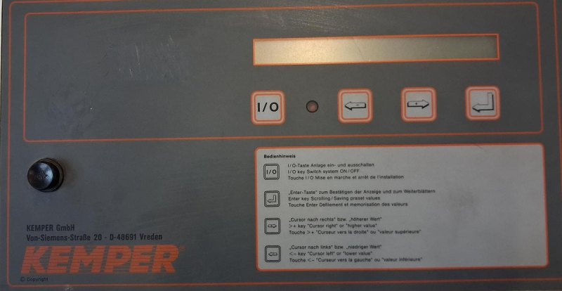 KEMPER-SYSTEM 9000 Absauganlage