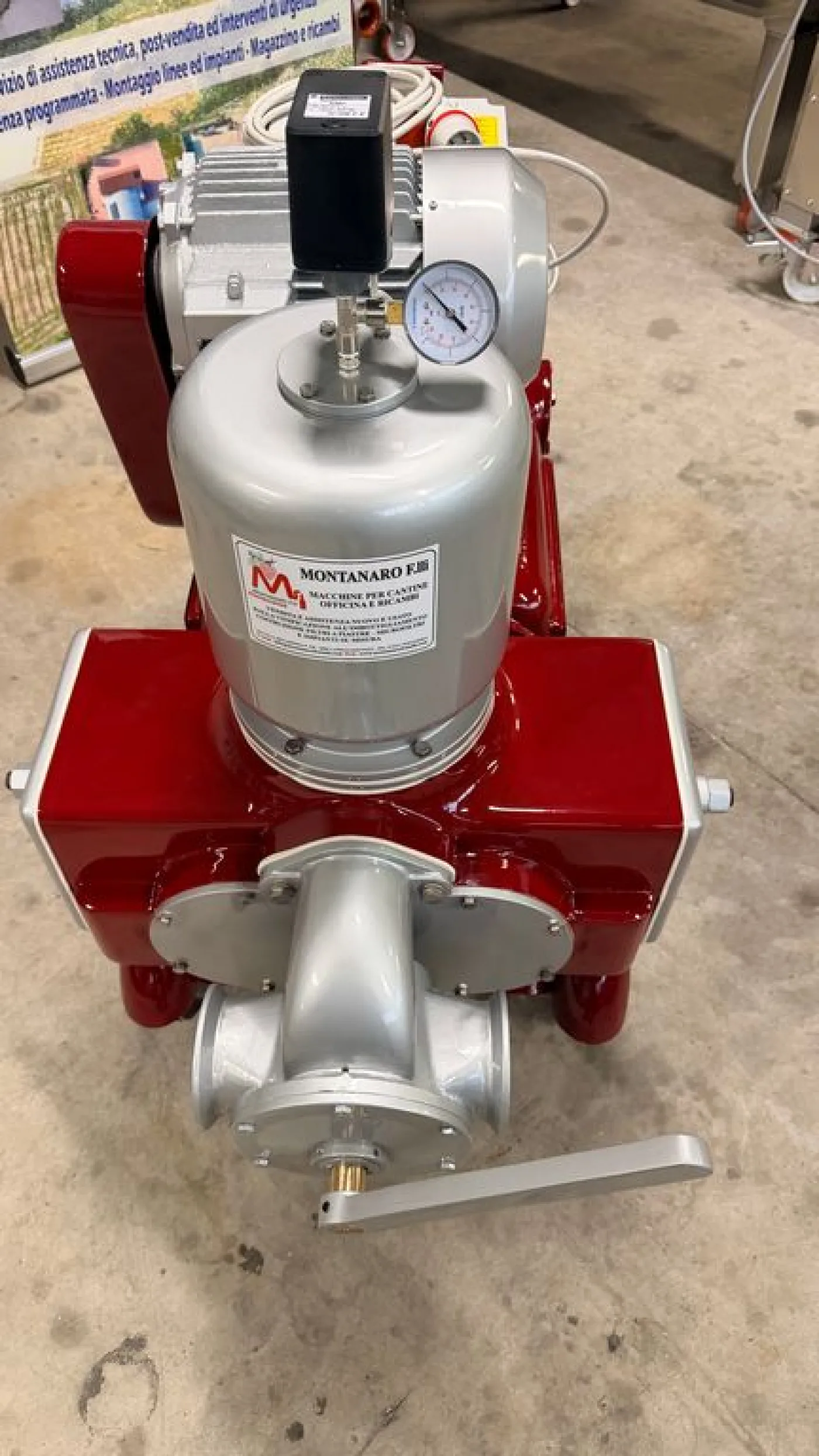PISTON PUMP MANZINI MOD.600HL, TWIN-CYLINDER, BRONZE BODY PUMP, SECOND-HAND MACHINE - 5