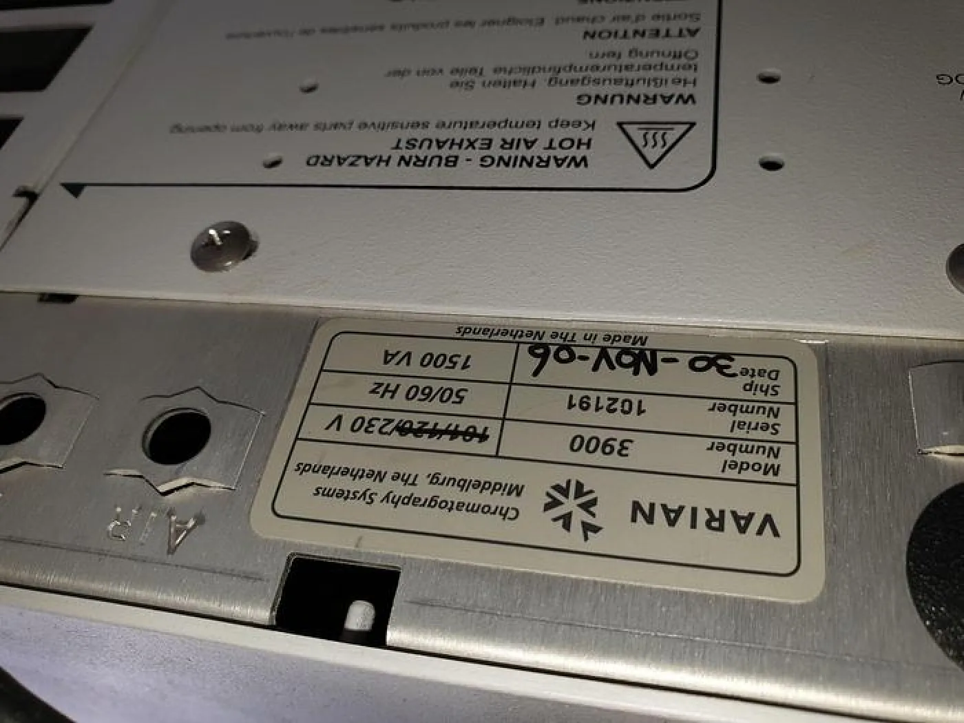 Varian 2100T / 3900 / CP8400 Gas Chromatography - 7