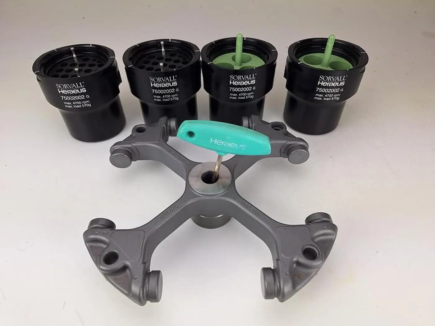 Sorvall Heraeus 75002000 Centrifuge Rotor with Buckets - 6