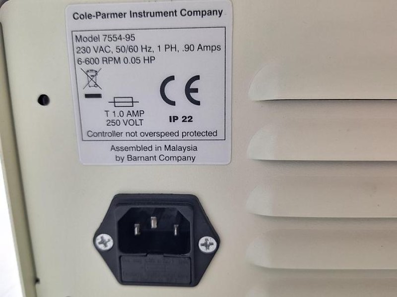 Cole Parmer MasterFlex L/S 7554-95 Peristaltic Pump