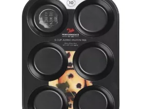 Tala Performance Eclipse Non-Stick 6 Cup jumbo muffin tin - islandcatering