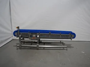 NN RVS transportband, verrijdbaar