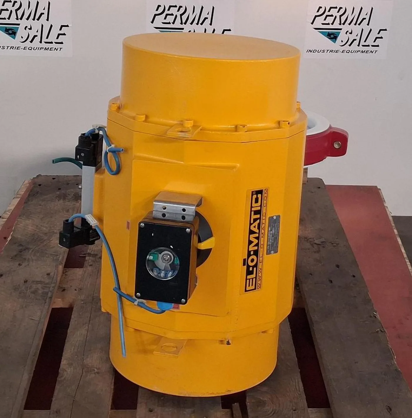 Klappenarmatur mit ELO-MATIC Pneumatikantrieb vom Typ P+F SJ 3,5 N DN250 - 5