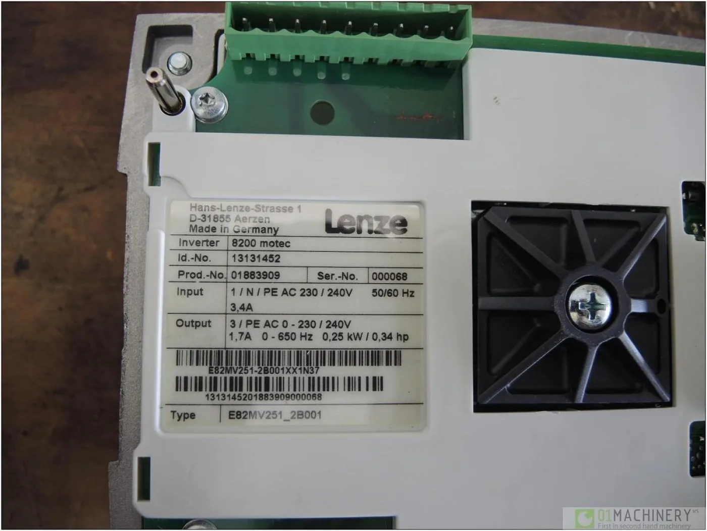 2009 LENZE GKR03-2E HAK 063C12 AI2454 - 8