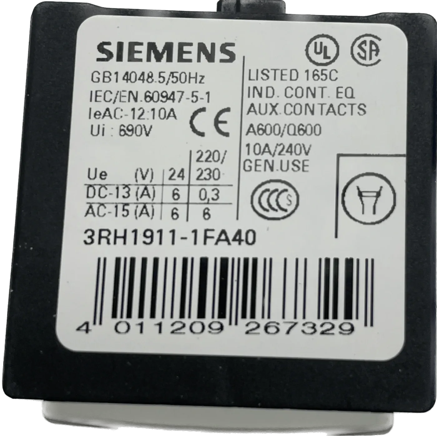 Siemens 3RH1911-1FA40 - 3