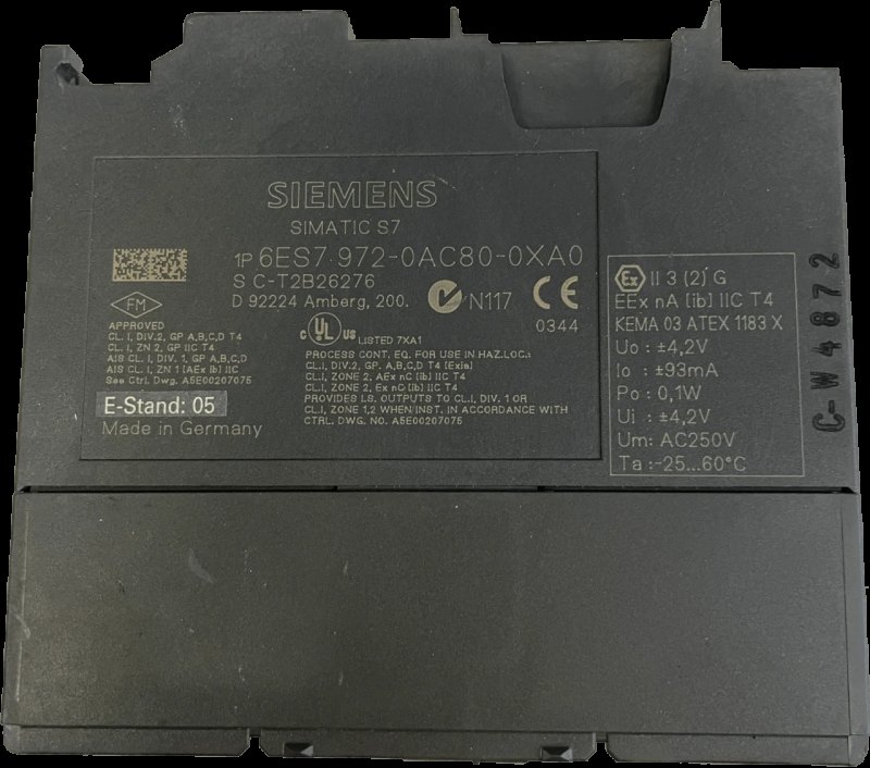 Siemens SIMATIC DP, dezentr. Peripherie Feldgeräteanbindung 6ES7972-0AC80-0XA0