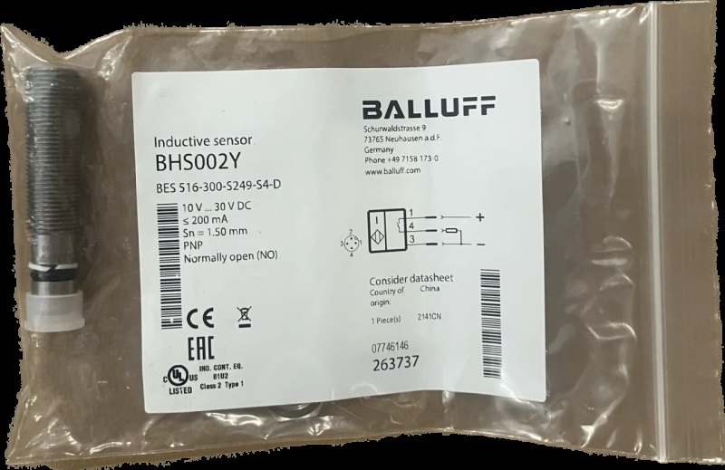 BALLUFF Hochdruckfeste induktive Sensoren BHS002Y