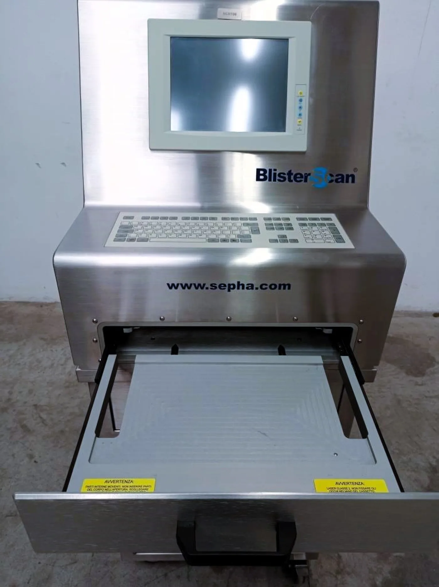 TESTER RILEVAMENTO PERDITE PER BLISTER – SEPHASCAN – MOD. BLISTERSCAN - 8