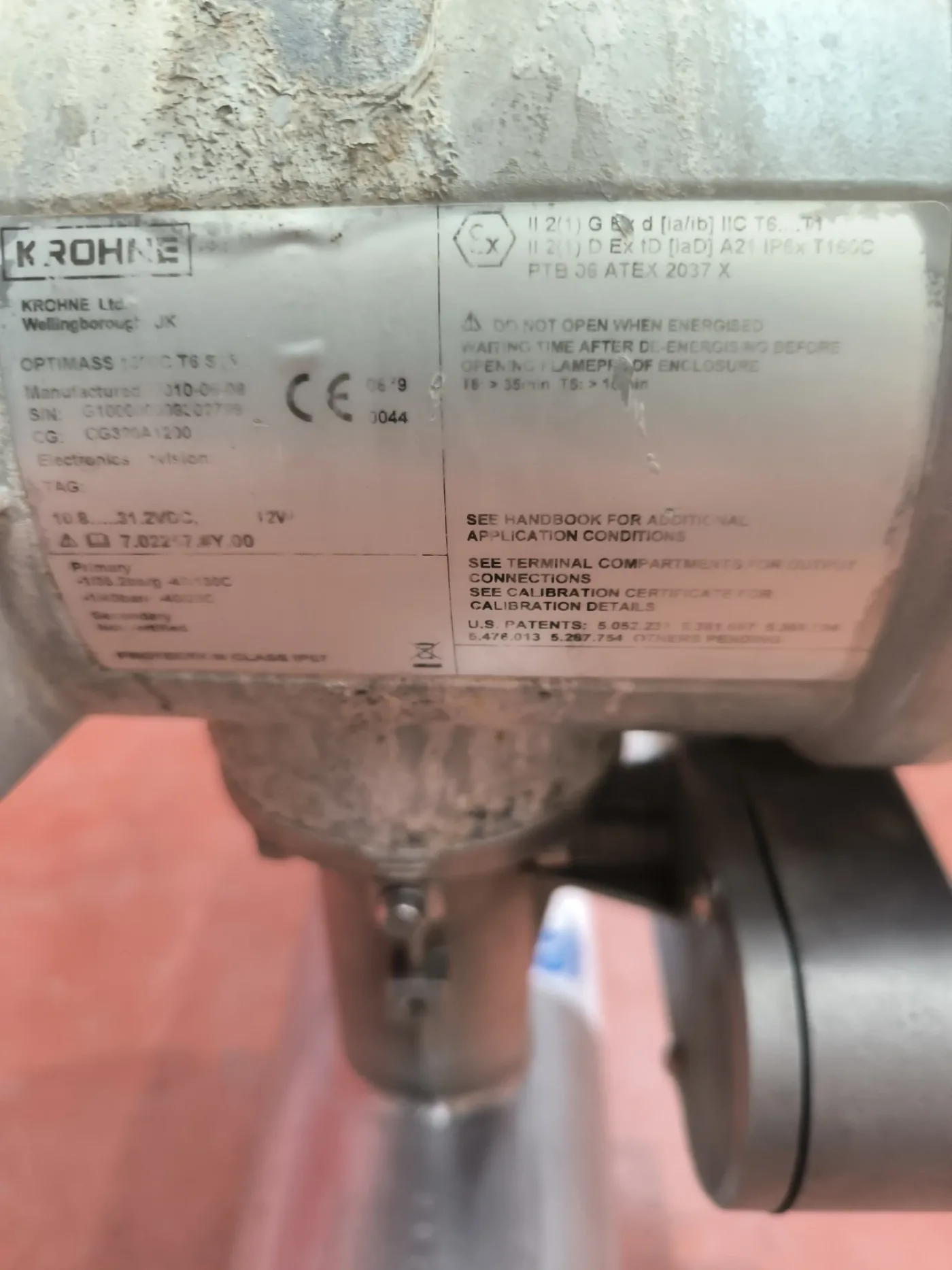 KROHNE OPTIMASS ATEX FLOWMETER - 4
