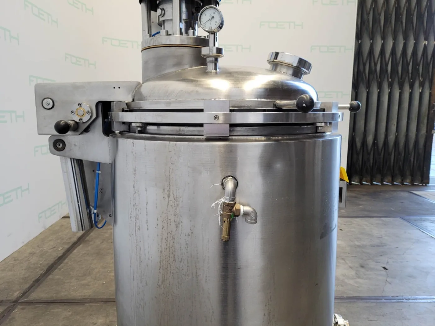 Hermann Waldner 170 l (Halar-coated) - Stainless Steel Reactor - 8
