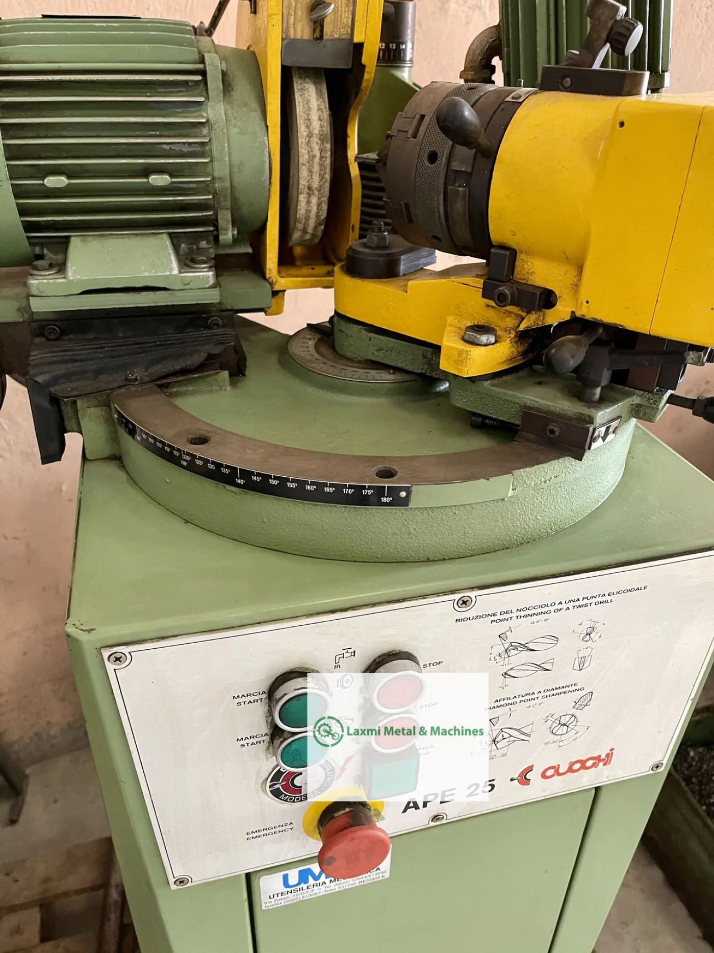 DRILL SHARPENER, CUOGHI - APE 25 - Laxmi Metal & Machines, Rohtak - 3