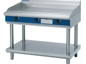 Blue Seal Evolution Chrome Griddle with Leg Stand Electric 1200mm EP518-LS - islandcatering