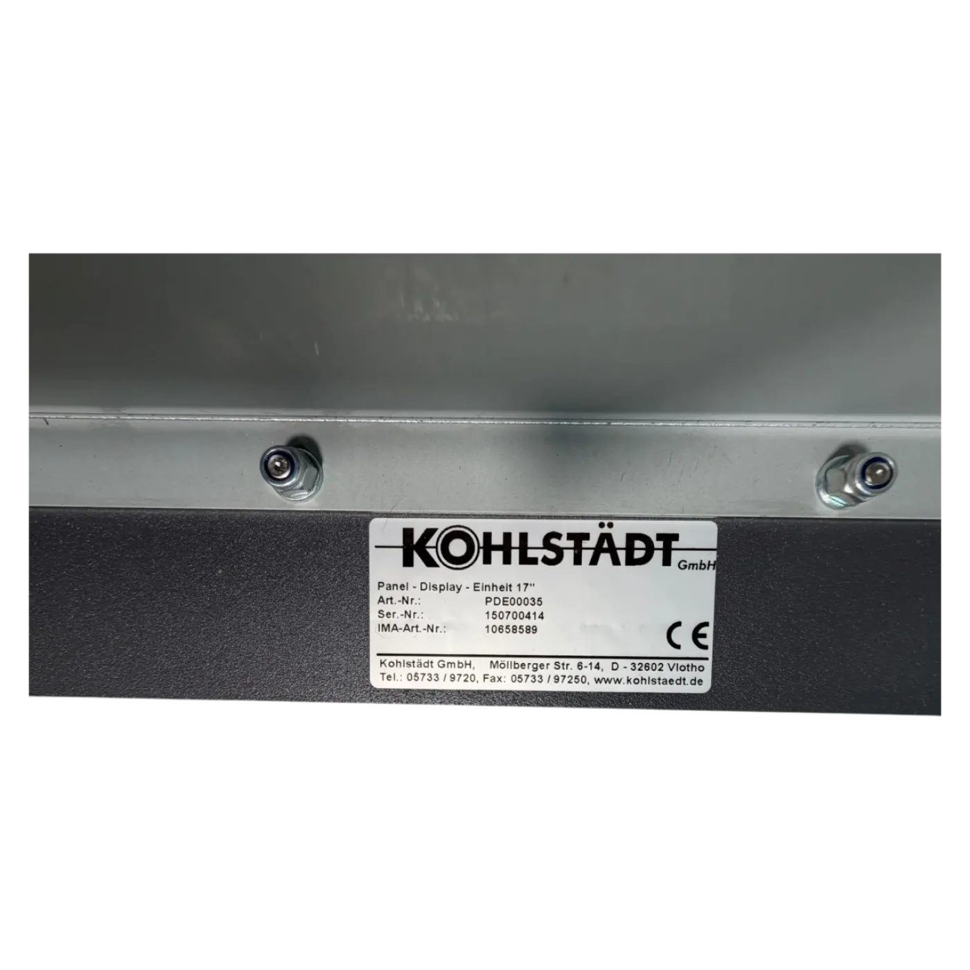 IMA Schaltschrank Bildschirm 17 Zoll Industrie Display Art.-Nr. 10658589 für IMA 610 V 410 310 680 - 4