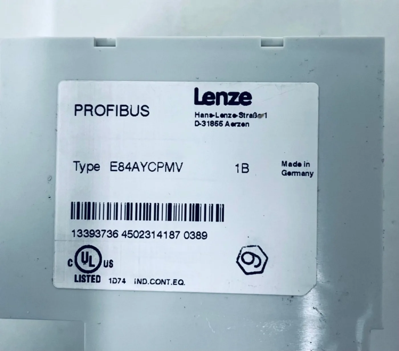 Lenze Profibus L-Force Kommunikationsmodul E84AYCPMV - 4