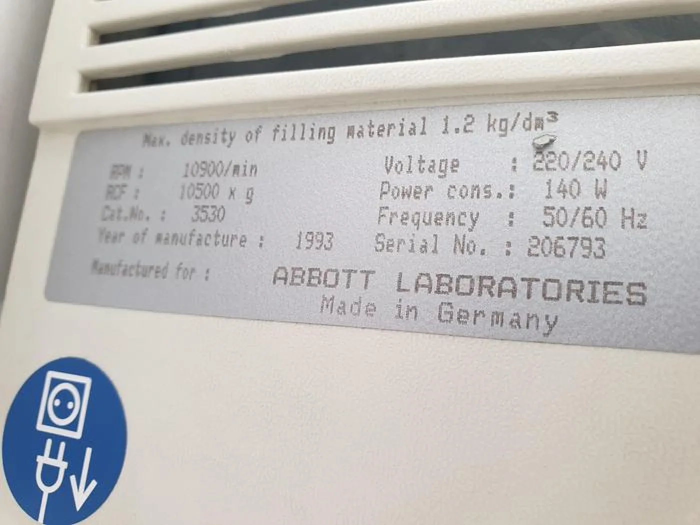 Abbott 3531.0 Centrifuge - 5