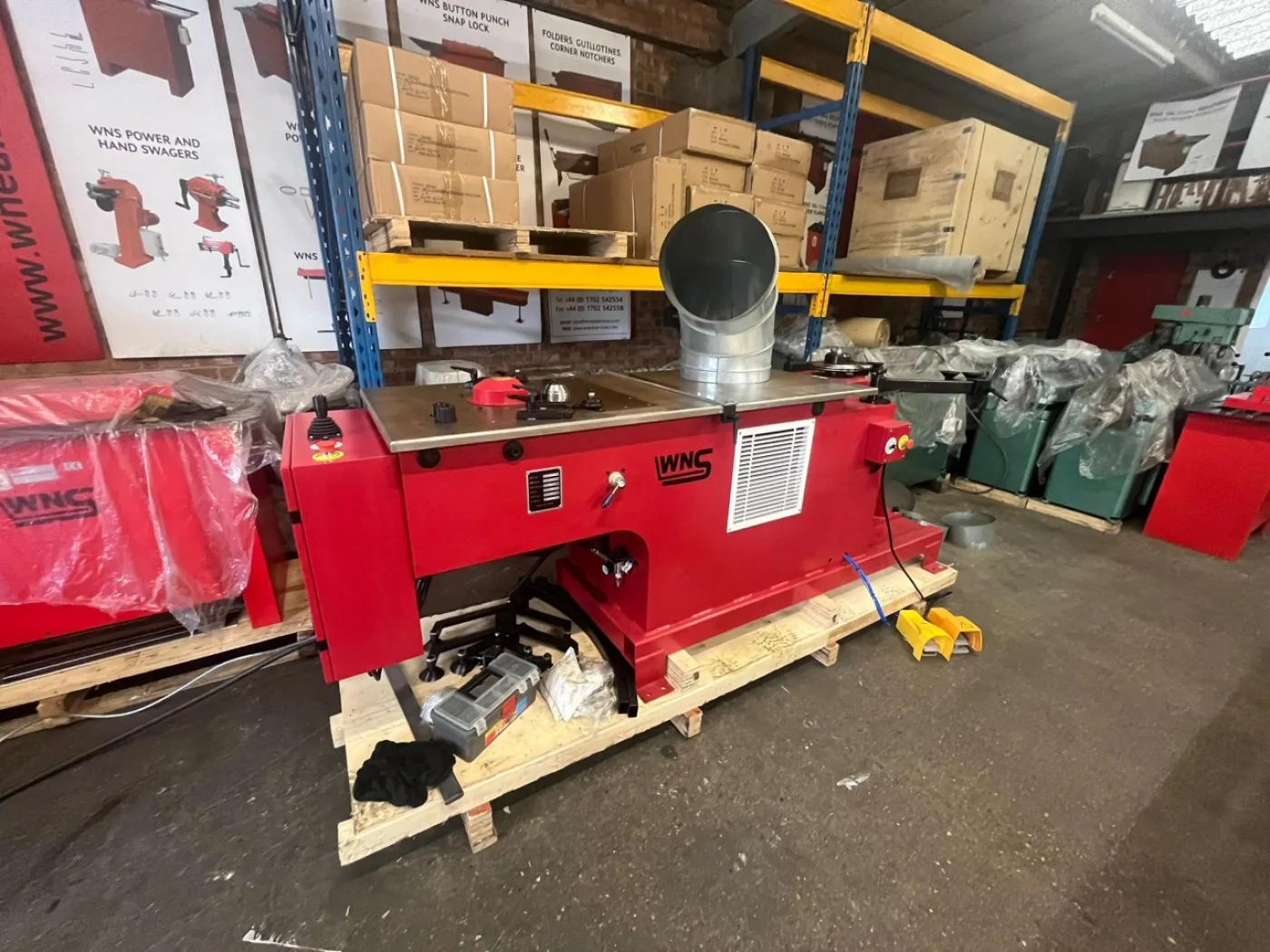 WNS Hydraulic Gorelocker/Elbow Ducting Machine 125mm – 1250mm Diameter Range - WNS - W. Neal Services Ltd - 4