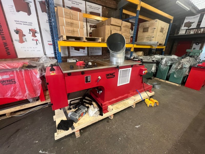 WNS Hydraulic Gorelocker/Elbow Ducting Machine 125mm – 1250mm Diameter Range - WNS - W. Neal Services Ltd