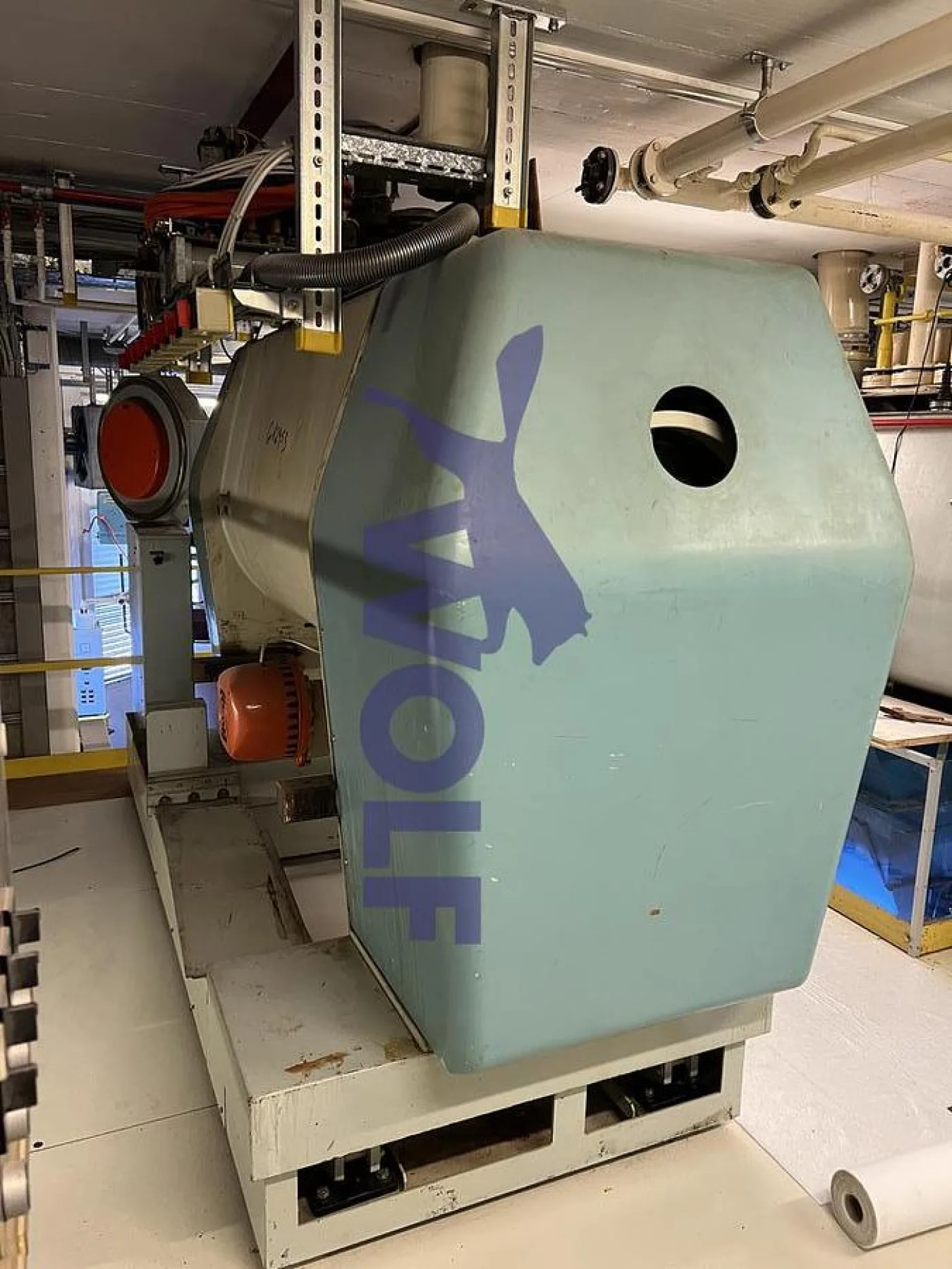 Horizontalmischer BÜHLER - Type SMC-800 mit ca. 800 kg Inhalt. - 7