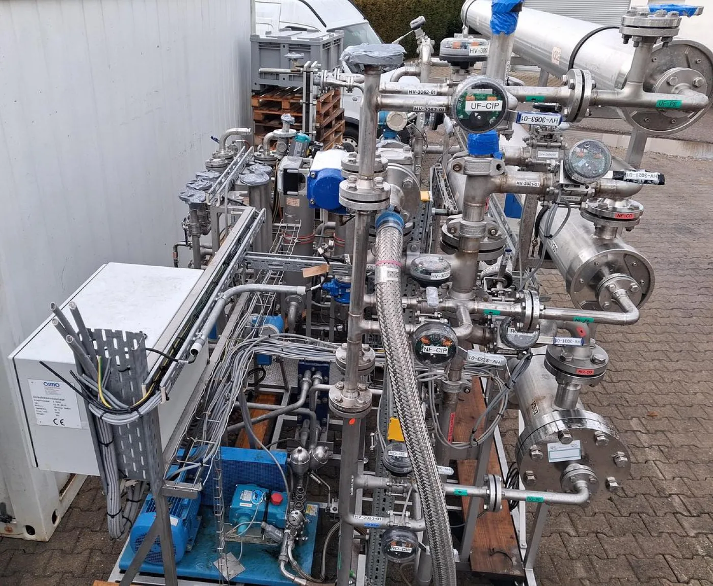 OSMO Membrane Systems ist als Skid-Modul - 5