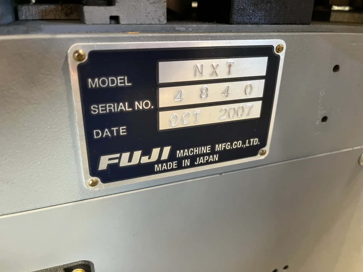 FUJI NXT, vintage 2007 - 5