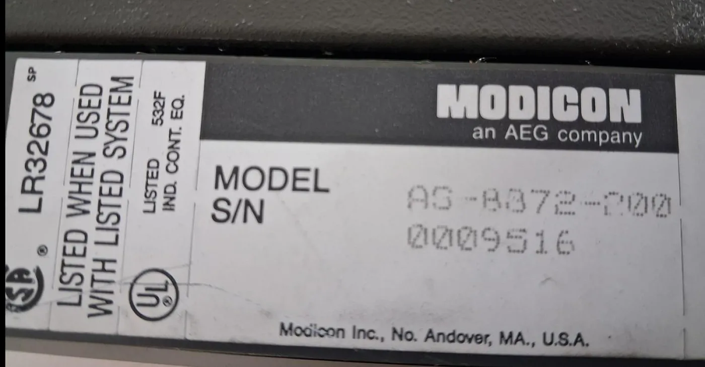 Modicon AS-B372-000 I/O Module - 5