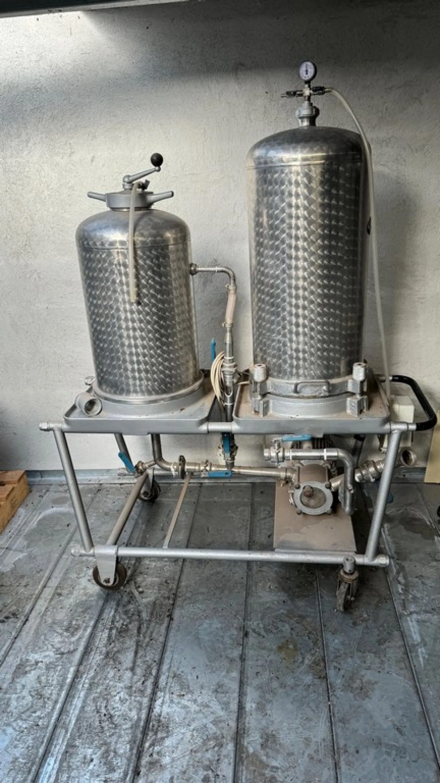FILTER BRAND GIANAZZA WITH HORIZONTAL 36 PLASTIC PLATES, SECOND-HAND EQUIPMENT - 1