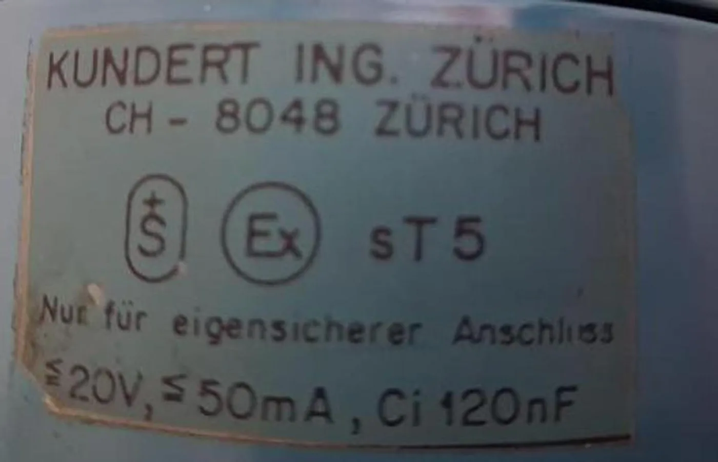 Kundert Ing. Zürich Differenzdruckmessumformer - 5