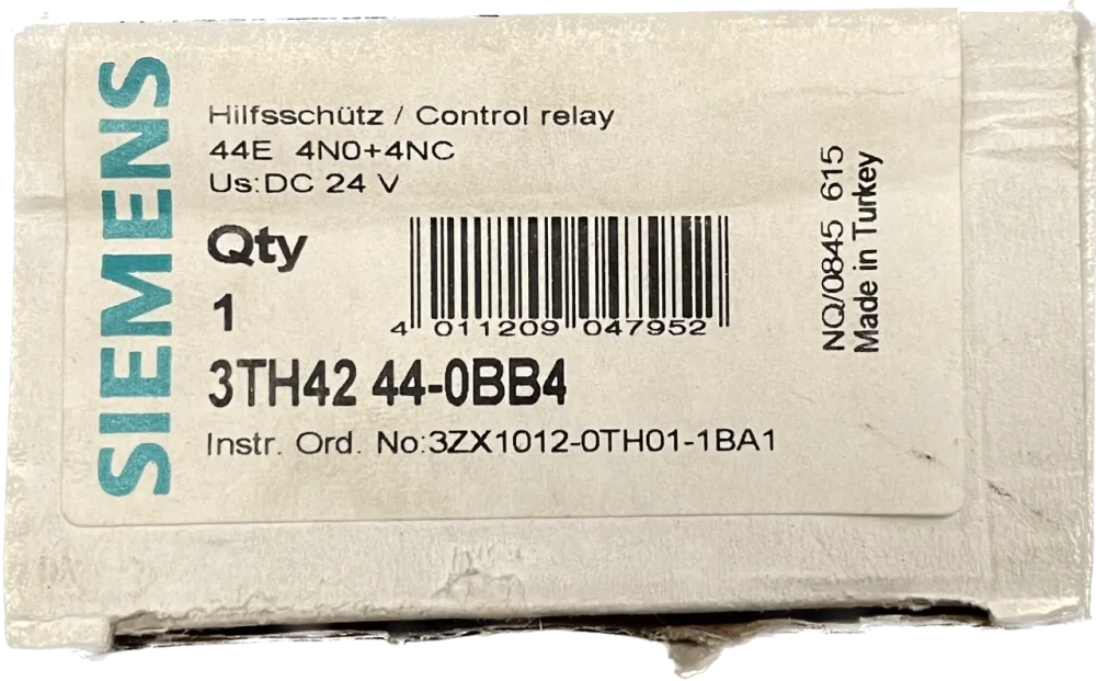 Siemens Hilfsschütz, 44E 3TH42 44-0BB4