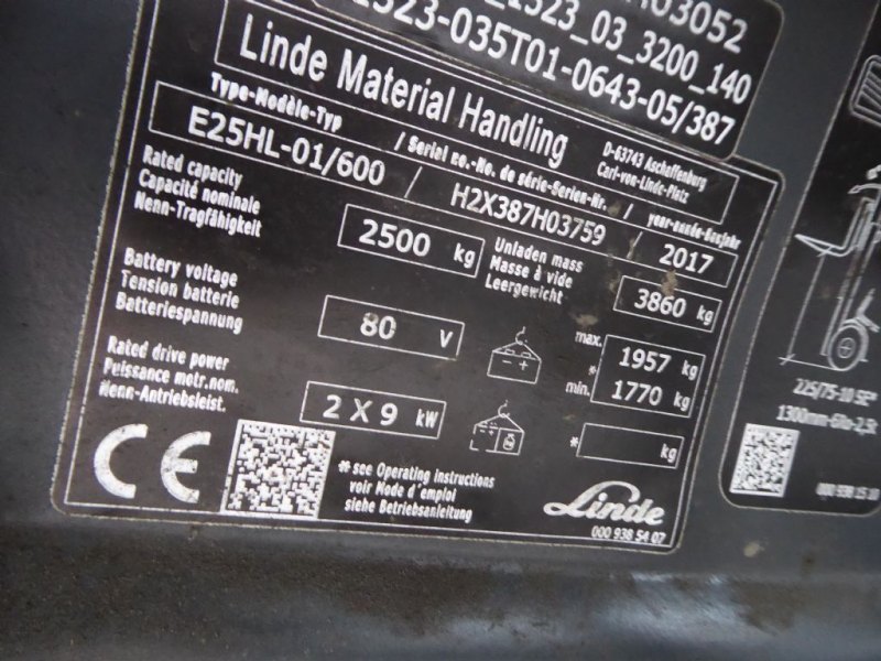 Linde E25H 01/600