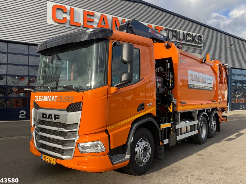 DAF FAN XD 340 Hiab 23 Tonmeter laadkraan + Welvaarts Weighing system